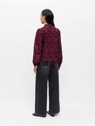 Camicia da donna 'OBJKarli' di OBJECT in rosso
