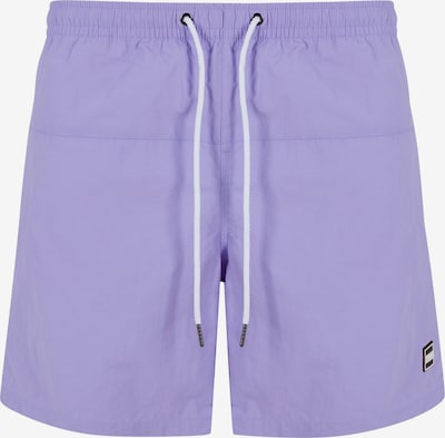 Urban Classics Kupaće hlače u lavanda / crna / bijela, Pregled proizvoda