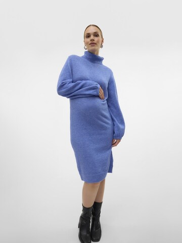 Abito in maglia 'MLAnya' di MAMALICIOUS in blu: frontale