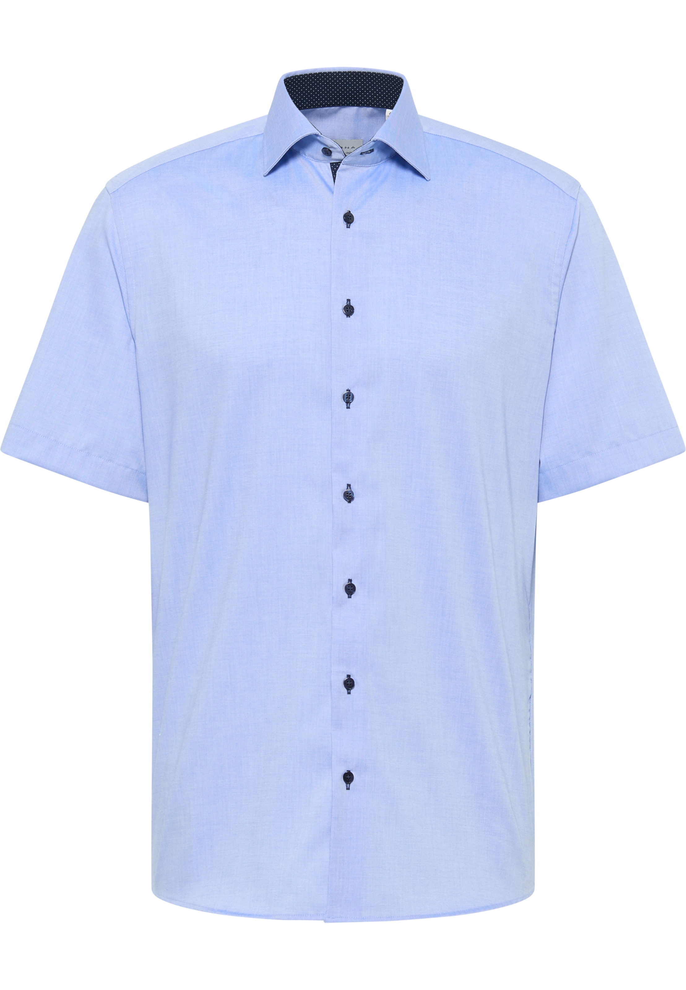 ETERNA Regular Fit Hemd in Blau: Vorderseite