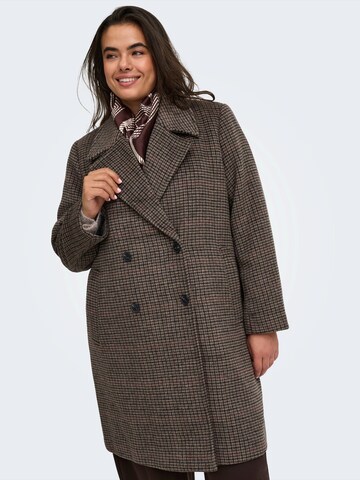 ONLY Carmakoma Between-seasons coat in Brown