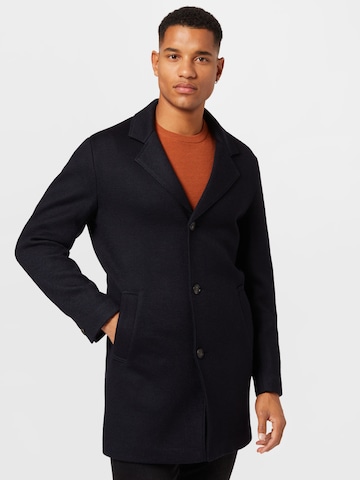 s.Oliver Between-Seasons Coat in Blue: front