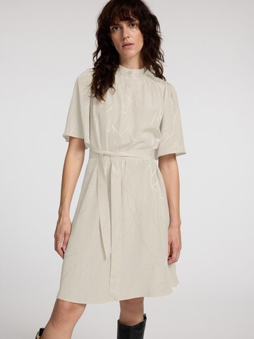 SELECTED - Vestido camisero en beige