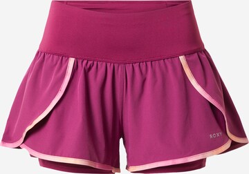 ROXY Workout Pants 'SUN COMES UP' in Purple: front