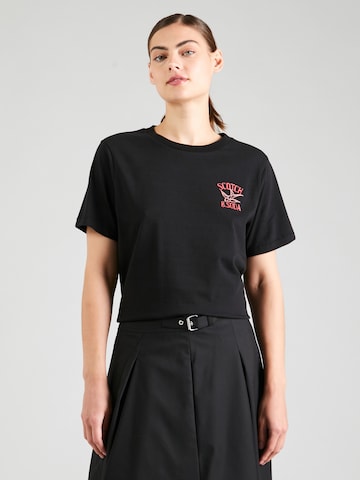 Tricou de la SCOTCH & SODA pe negru: față