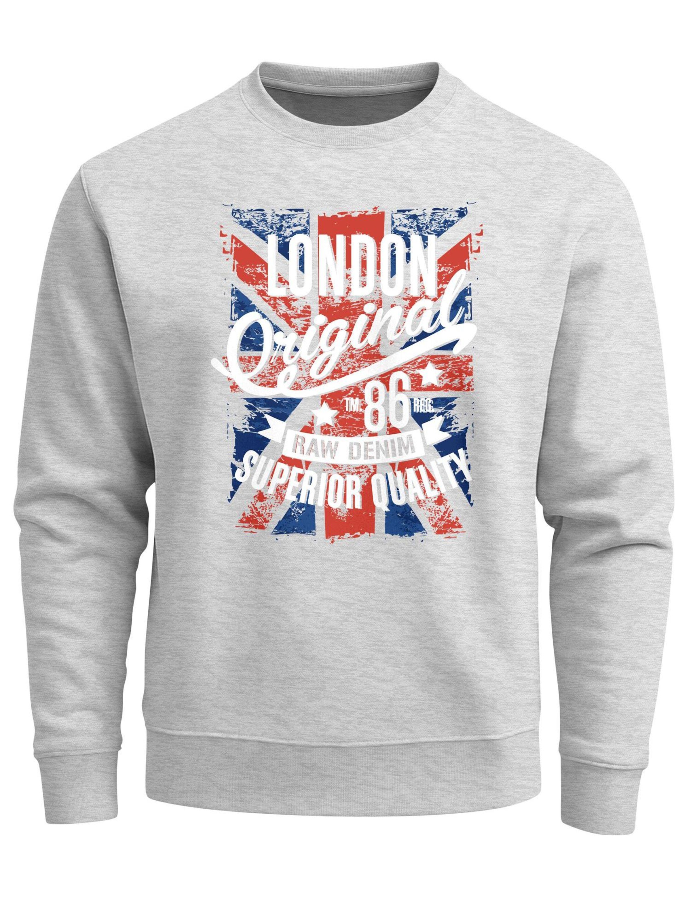 Neverless Sweatshirt 'Original'‌‌‌‌‌ in Grau: Vorderseite