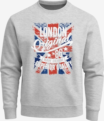 Neverless Sweatshirt 'Original' in Grau: Vorderseite
