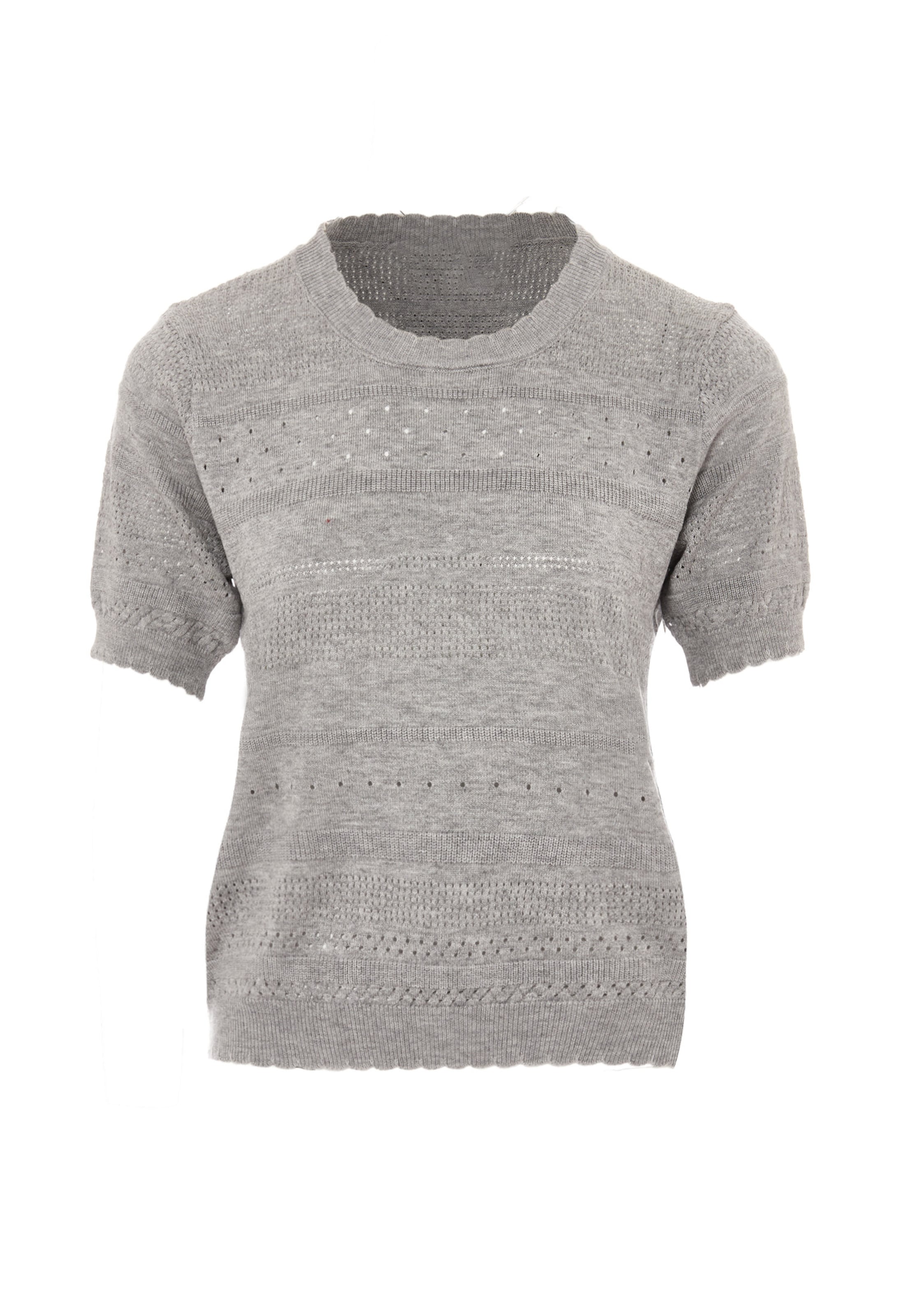 NAEMI Bluse in Grau: Vorderseite