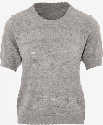 NAEMI Bluse in Grau: Vorderseite