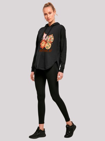 F4NT4STIC Sweatshirt 'Festive AF Christmas Tree Balls' in Black