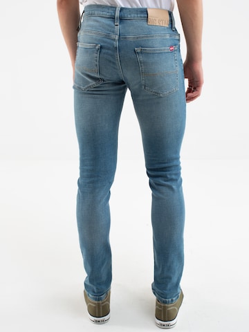 BIG STAR Slimfit Jeans ' JEFFRAY ' in Blauw