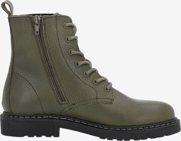 Palado Lace-Up Ankle Boots 'Biak' in Green