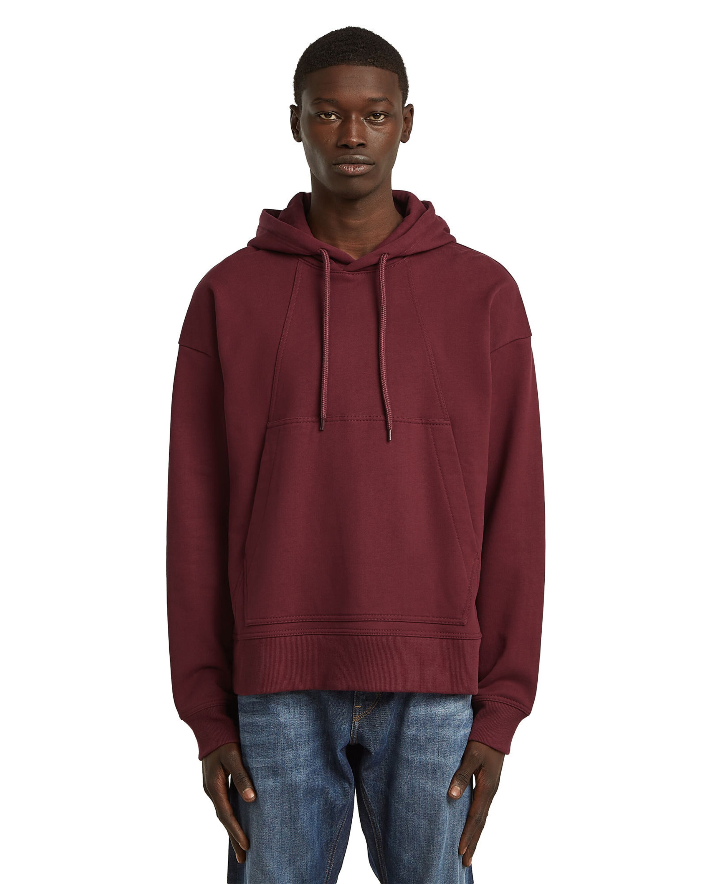 G-STAR Sweatshirt in Rot: Vorderseite