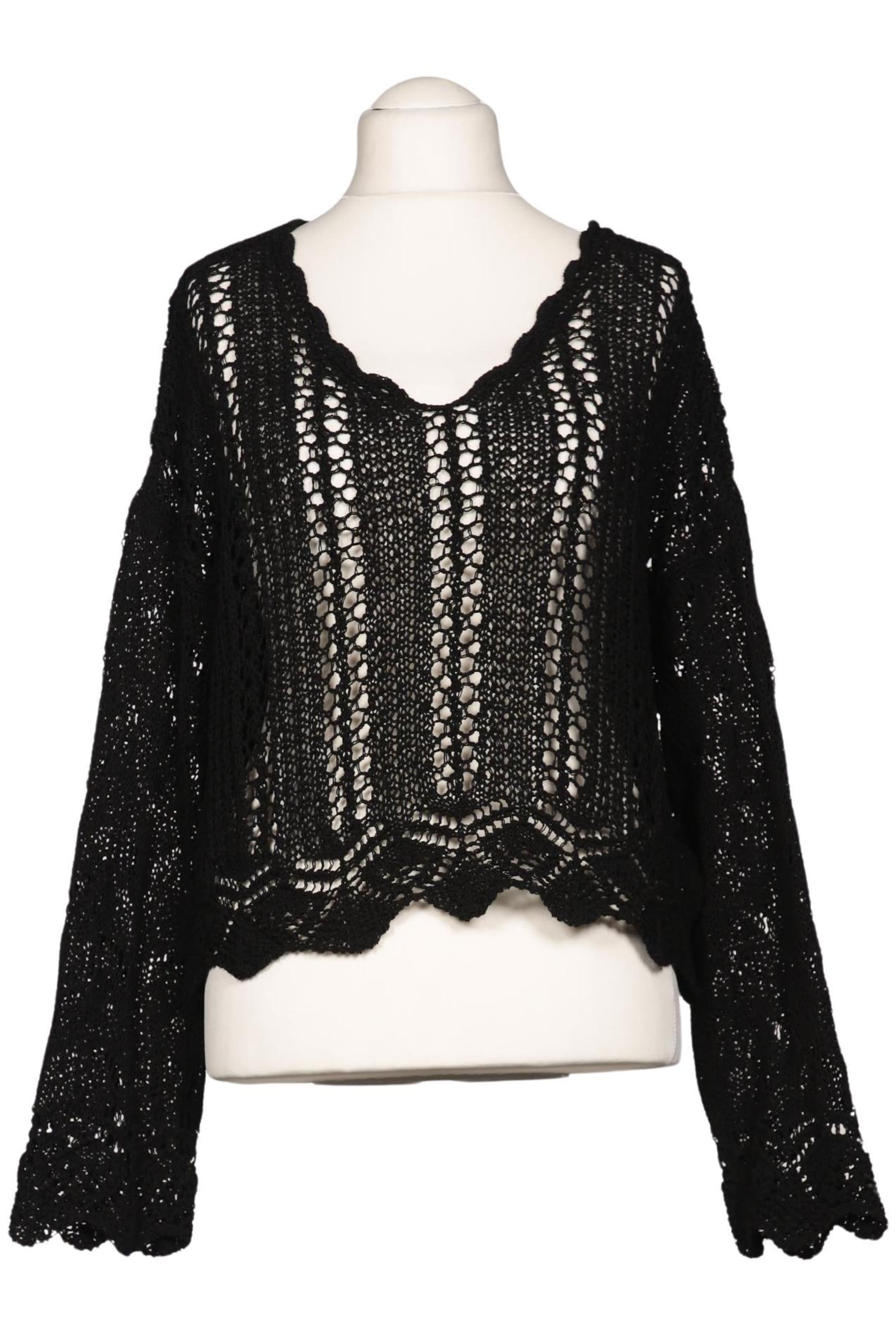 ZARA Sweater & Cardigan in L in Black: front