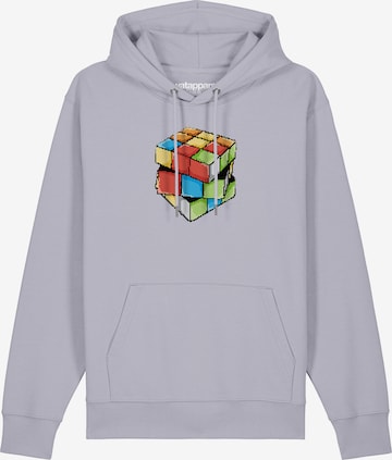 Watapparel Sweatshirt ' Pixel Zauberwürfel ' in Purple: front