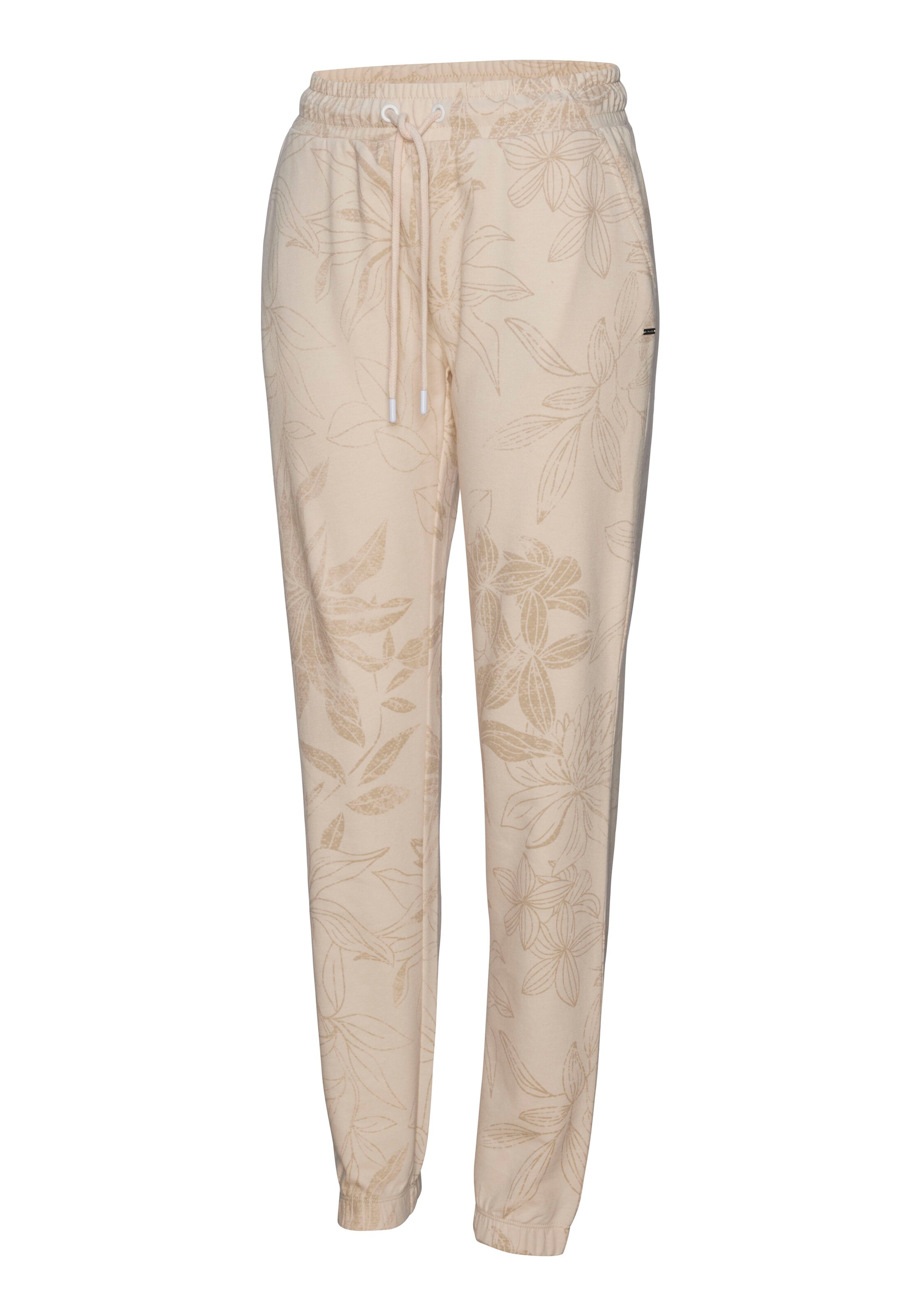 LASCANA Tapered Pyjamasbukser i beige