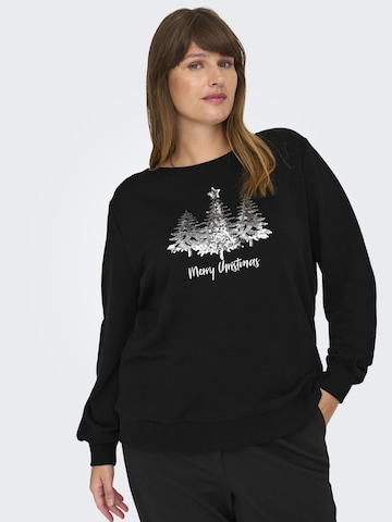 ONLY Carmakoma Sweatshirt in Black