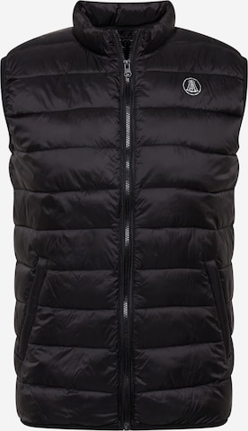 Herrlicher Bodywarmer 'Jensen' in Zwart: voorkant