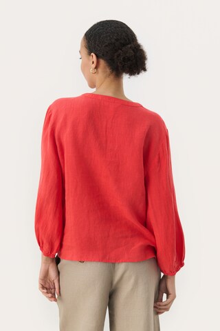 Part Two Bluse 'Nyara' i rød