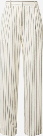 Samsøe Samsøe Loose fit Pleat-Front Pants 'Agneta' in Beige: front