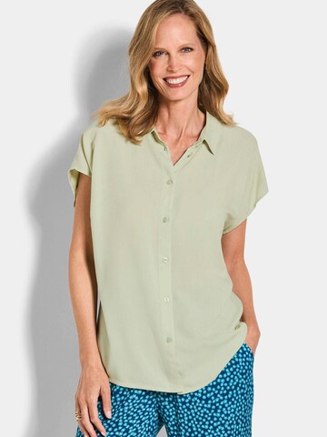 Goldner Blouse in Groen: voorkant