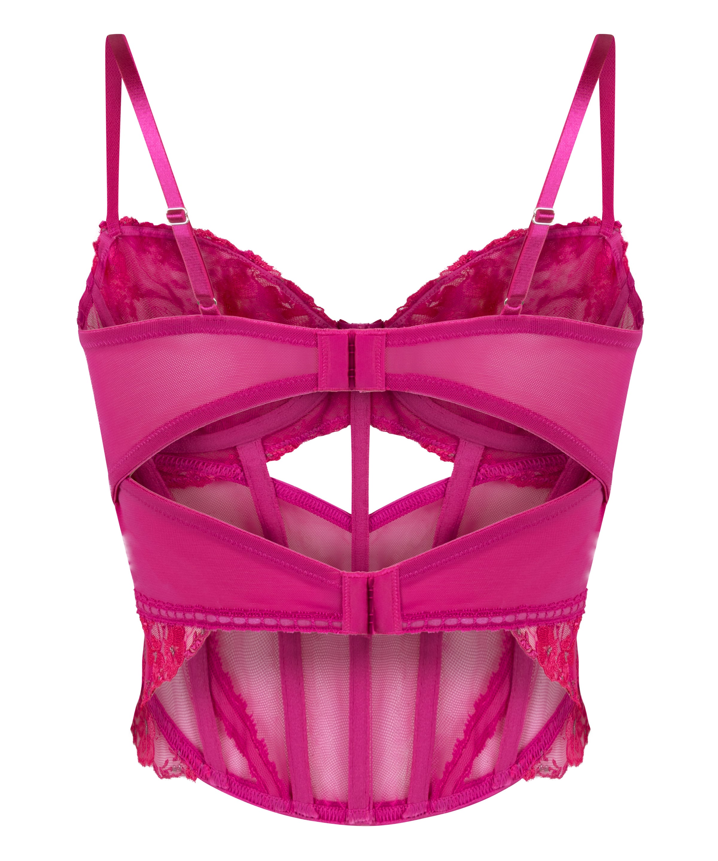 Hunkemöller Corsage 'Peonie' in Pink