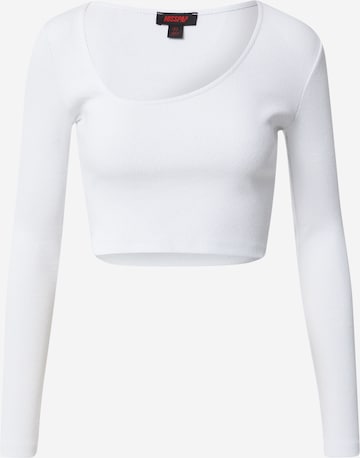 T-shirt Misspap en blanc : devant