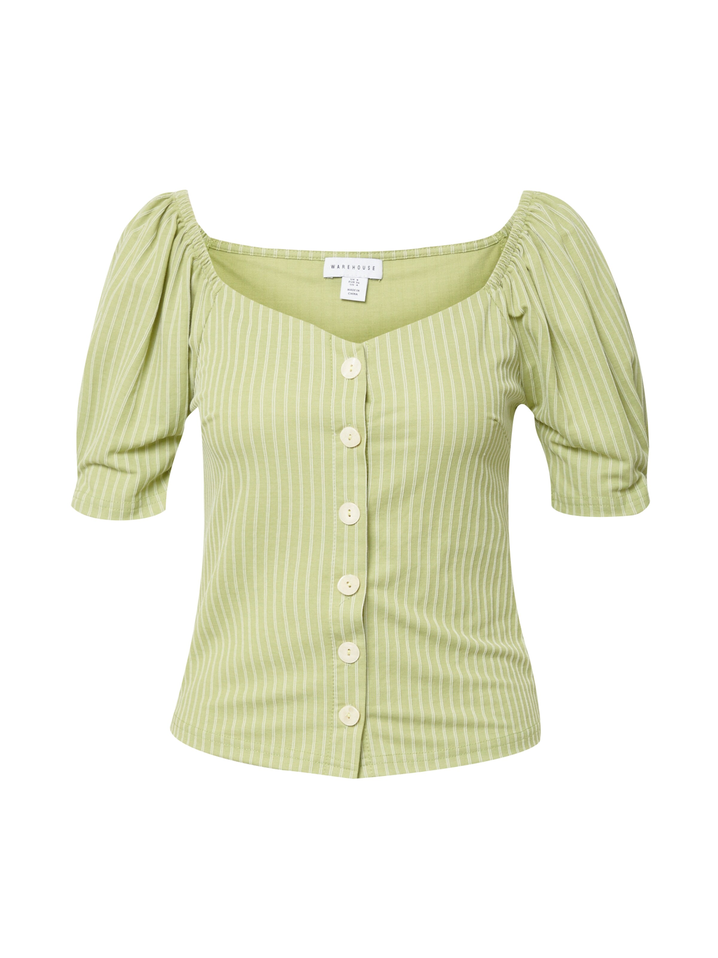 Warehouse Bluzka w kolorze zielony: przód