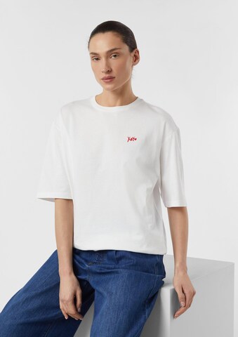 T-shirt COMMA en blanc