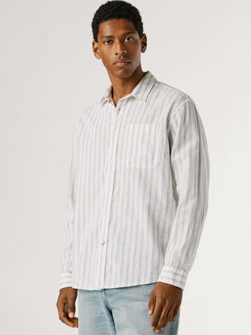 Regular fit Camicia 'Phountain' di Pepe Jeans in bianco