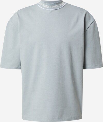 ABOUT YOU x Rewinside T-Shirt 'Cem' en gris clair / blanc, Vue avec produit