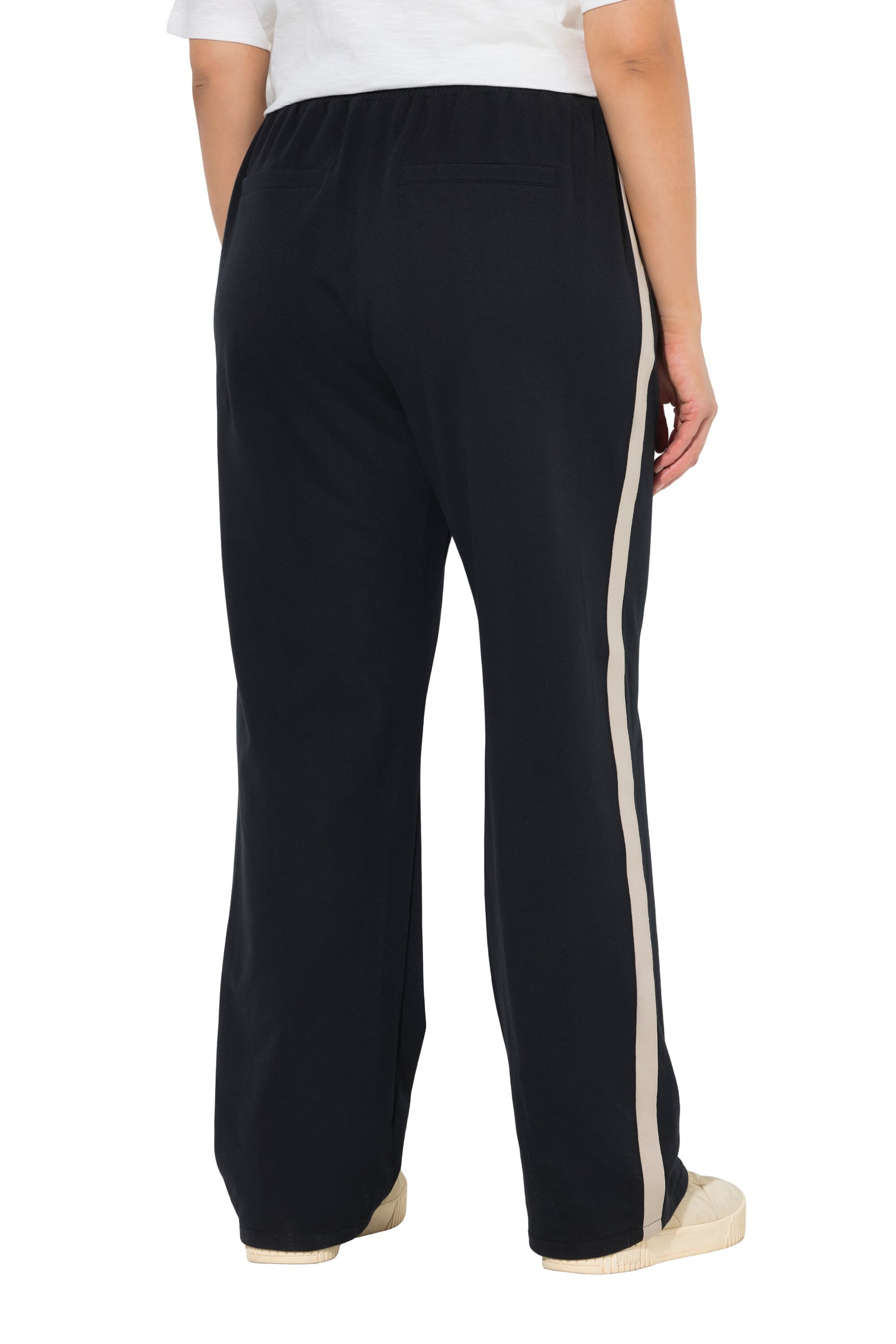 Ulla Popken Regular Hose in Schwarz
