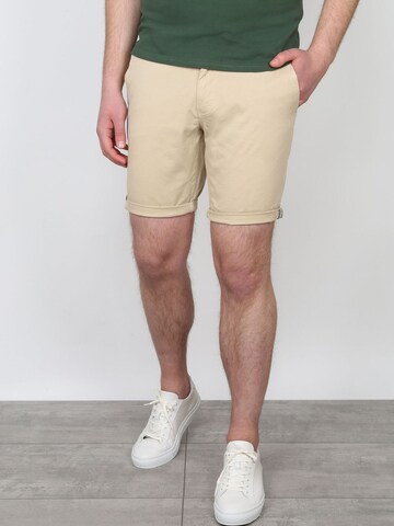 Suitable Slim fit Pants 'Barry' in Beige