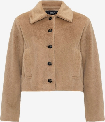 Geacă de primăvară-toamnă de la Antioch pe bej: față