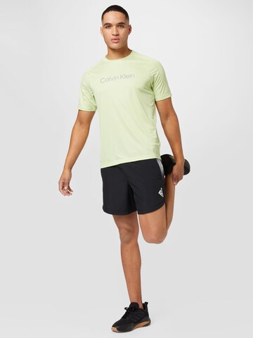 Calvin Klein Sport Funkční tričko – zelená