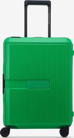 Delsey Paris Trolley 'Delsey Paris x United Colors of Benetton' in Groen: voorkant