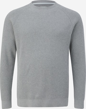 s.Oliver Men Big Sizes Sweater in Grey: front