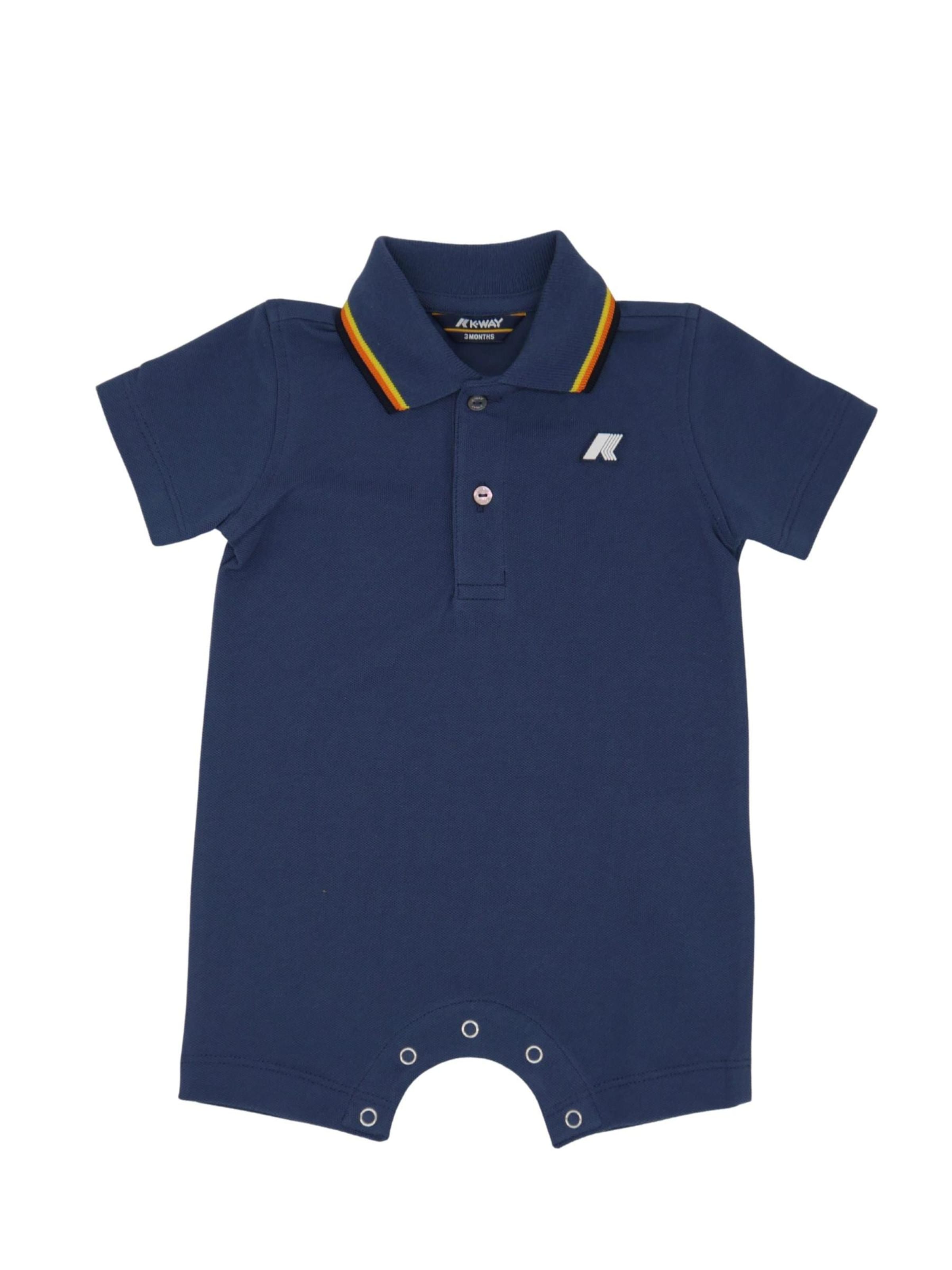K-Way Set 'K-WAY KIDS E.DOTTIE PIQUE Completi'‌‌‌‌‌‌‌‌‌‌ in Blau: Vorderseite
