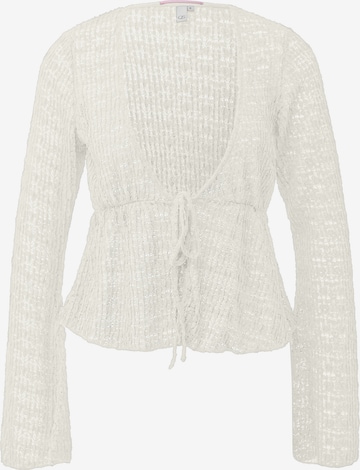 T-shirt QS en beige : devant