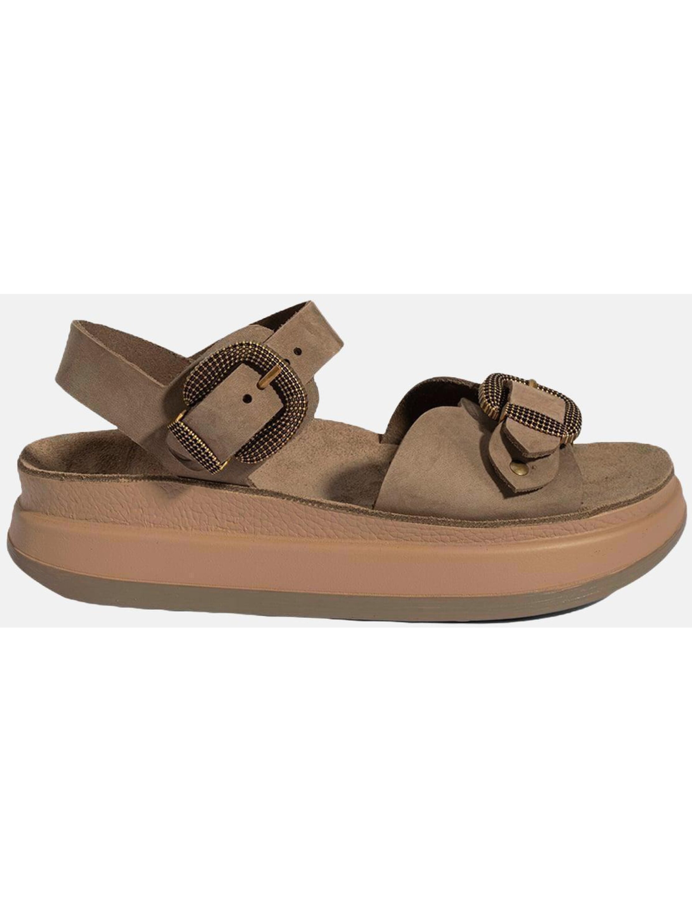 Desa Sandals in Grey: front
