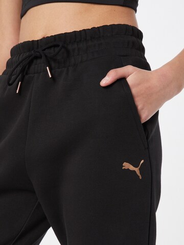 Tapered Pantaloni sport de la PUMA pe negru