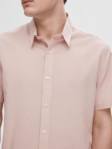 SELECTED HOMME Regular Fit Hemd in Pink