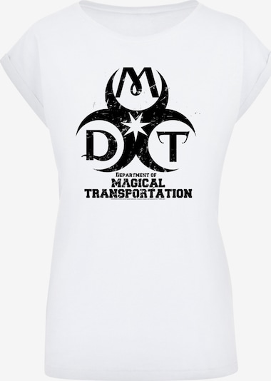 F4NT4STIC T-shirt 'Harry Potter Department Of Magical Transportation' en noir / blanc, Vue avec produit