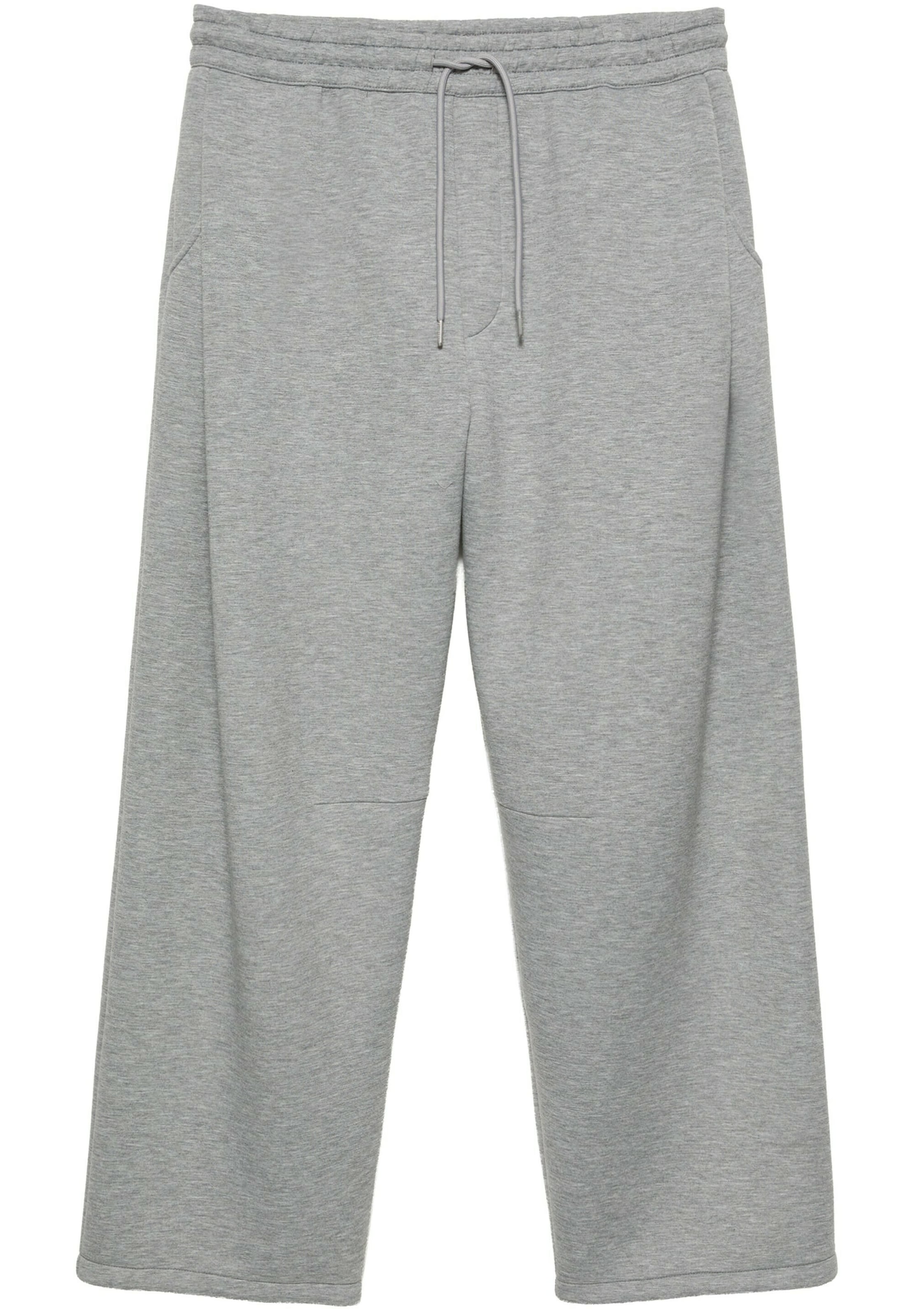 Pull&Bear Zvonové kalhoty Kalhoty – šedá: přední strana