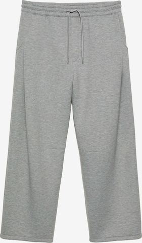 Pull&Bear Wide Leg Housut värissä harmaa: etupuoli