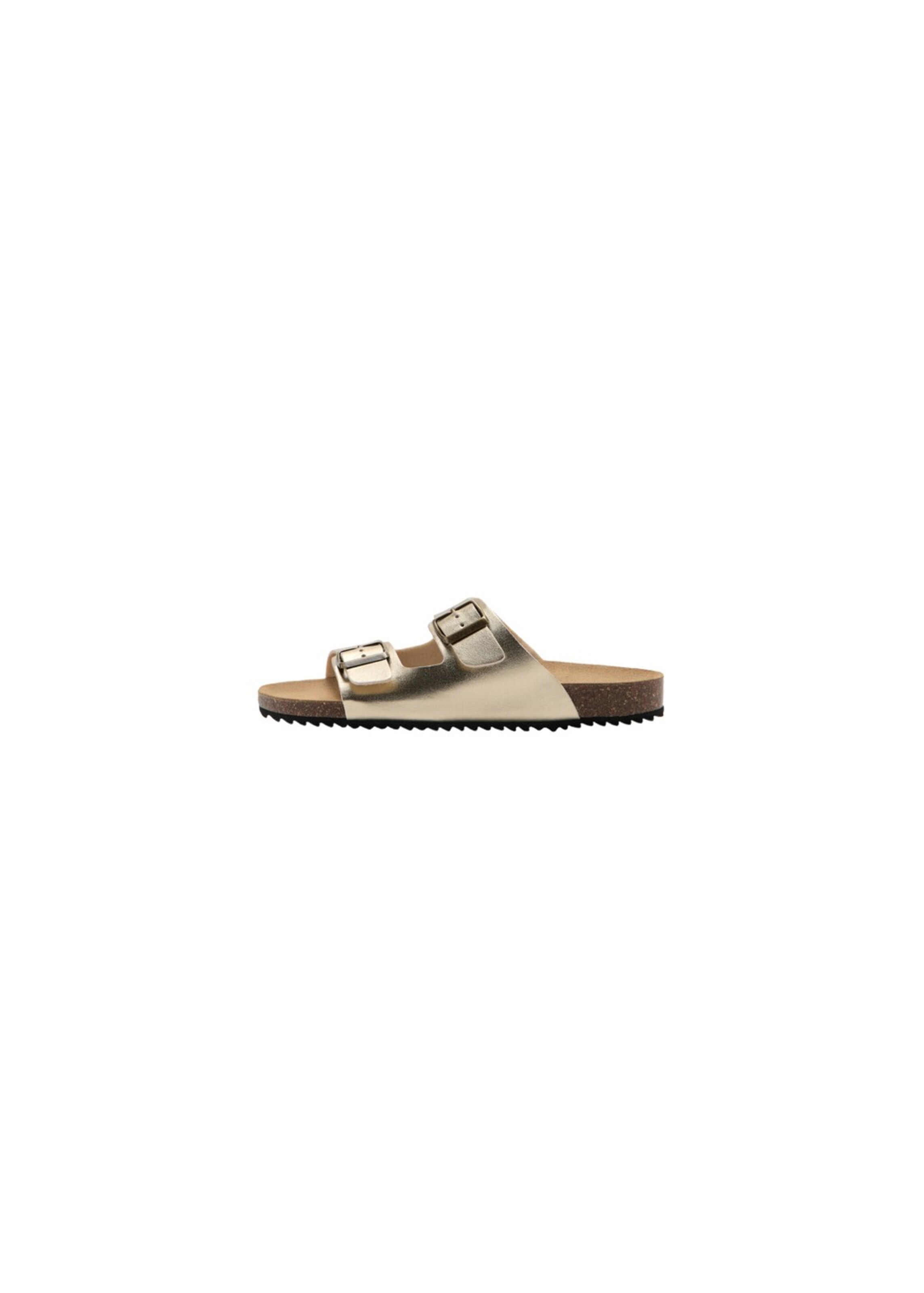 MANGO TEEN Pantolette 'Biog' in Gold: Vorderseite