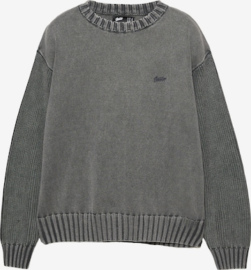 Pull&BearPulover 'STWD' - siva boja: prednji dio