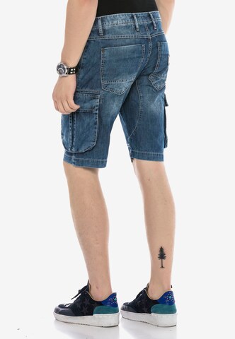CIPO & BAXX Regular Jeans-Shorts 'ELOY' in Blau
