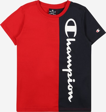 Champion Authentic Athletic Apparel T-Shirt in Rot: predná strana