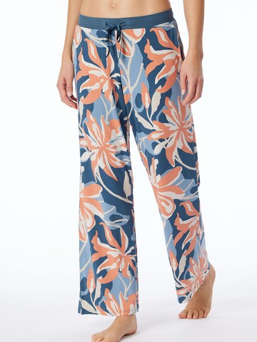 SCHIESSER Pajama Pants ' Mix & Relax ' in Blue